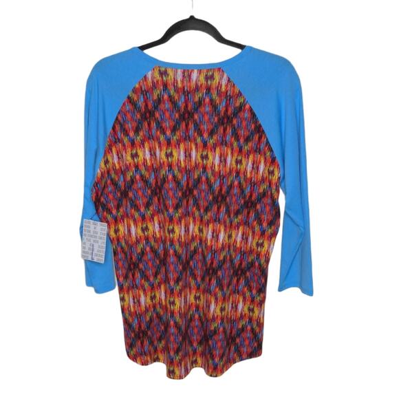 LuLaRoe Geometric Randy Tee  - Size L - NWT/Flaw - Picture 4 of 9